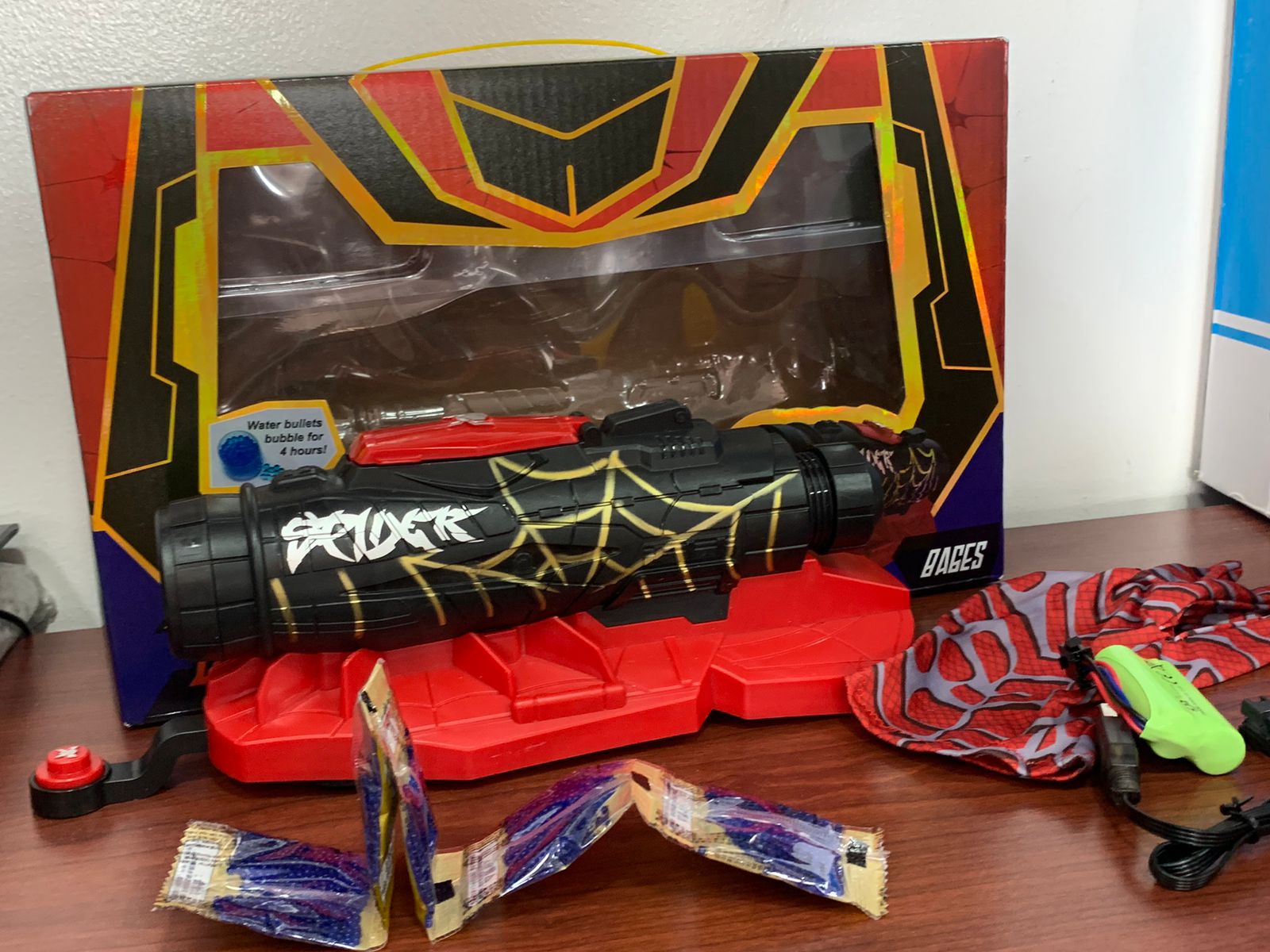 Miniatura 3 de Pistola De Hidrogel Spiderman